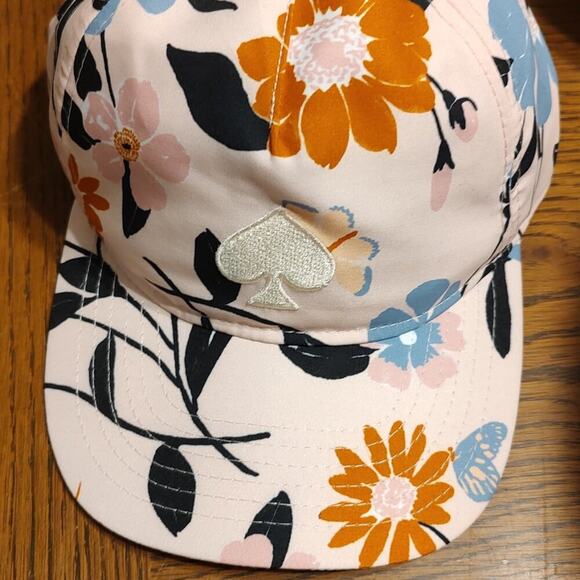 🆕 KATE SPADE Pearl Blush Floral Baseball Cap NWT - Picture 2 of 4